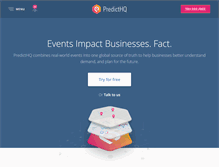 Tablet Screenshot of predicthq.com